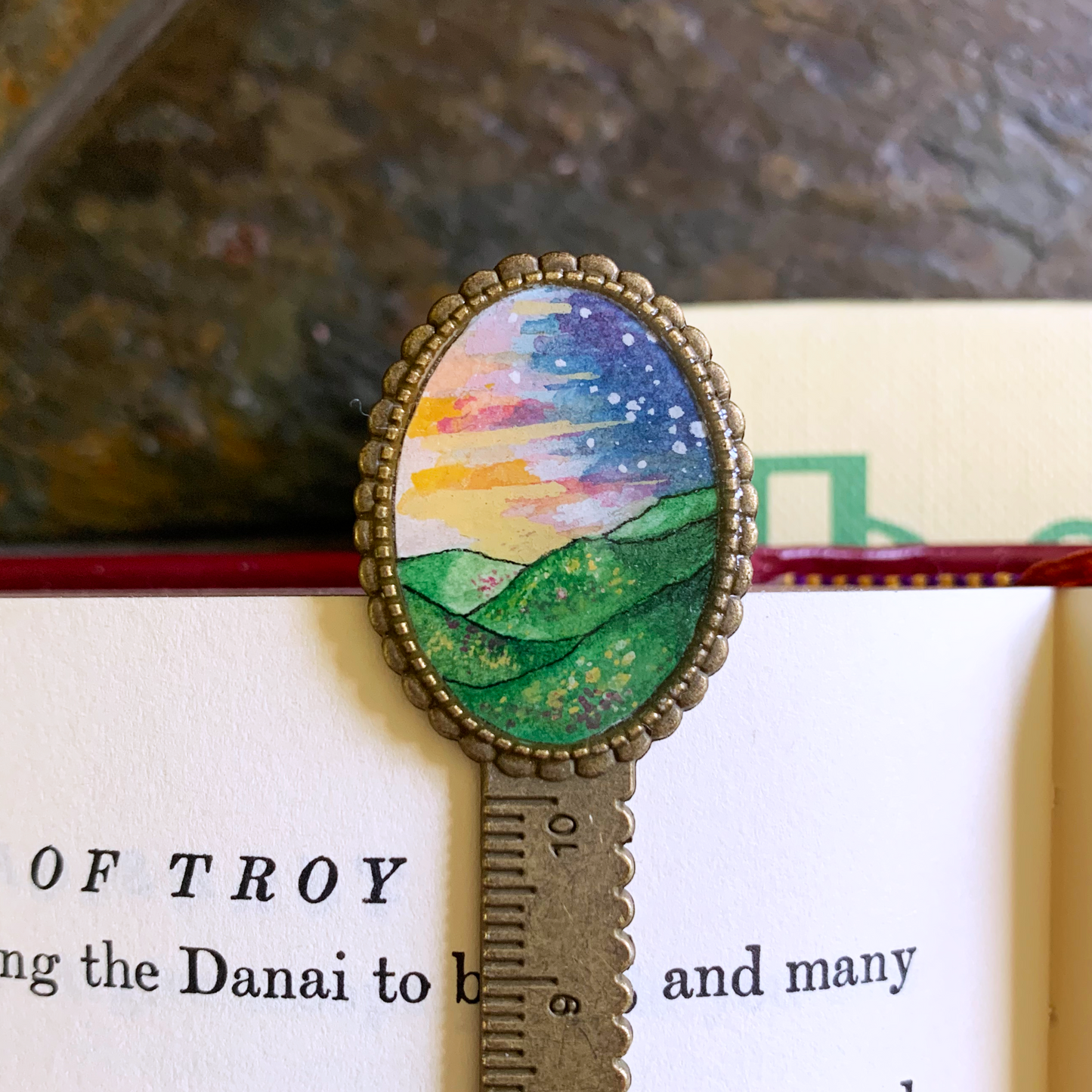 East of Eden // Hand-painted Watercolor Bookmark