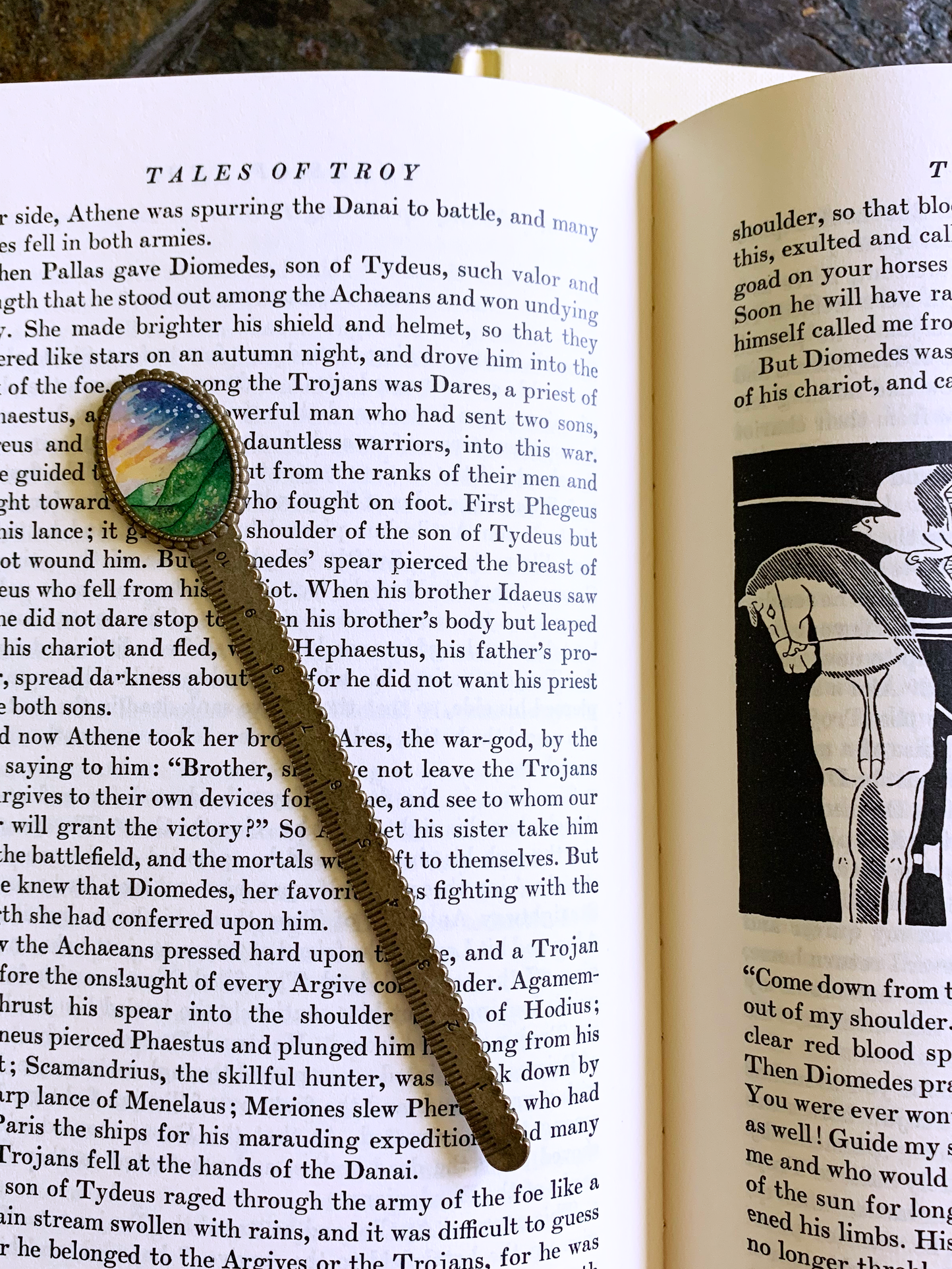 East of Eden // Hand-painted Watercolor Bookmark